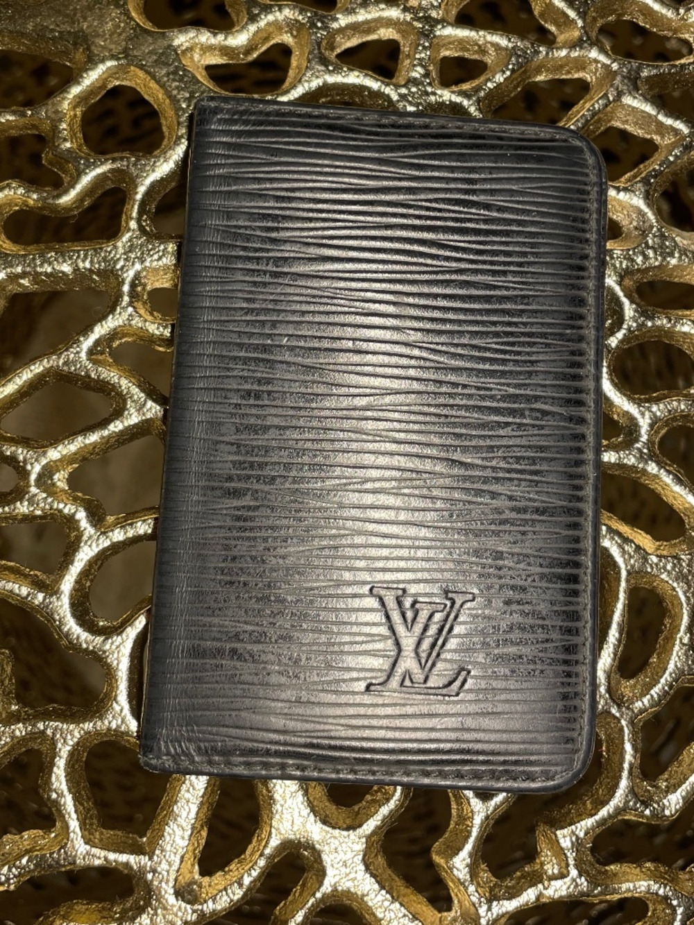Louis Vuitton Epi Leather Porte Cartes card holder LV BLACK